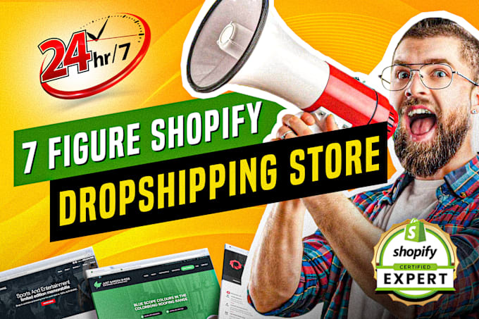157.50 美元我将创建 shopify 直销店,建立 shopify 网站设计,重新设计