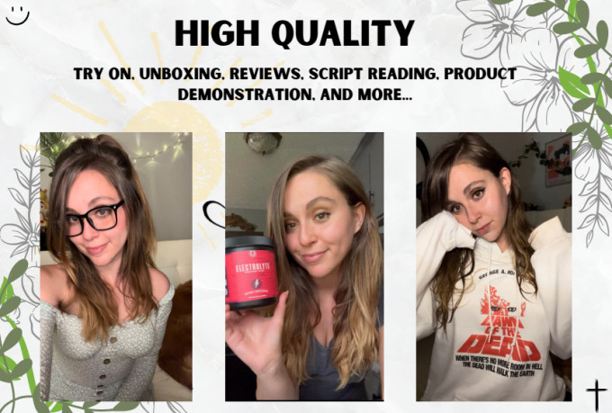 金发美女海外红人营销 | 自拍脚本视频+剪辑UGC视频 | Instagram TikTok社交媒体推广