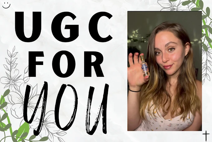 金发美女海外红人营销 | 自拍脚本视频+剪辑UGC视频 | Instagram TikTok社交媒体推广