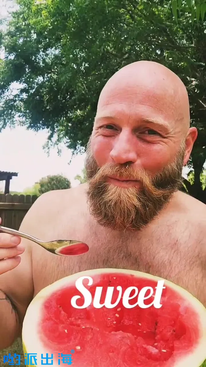 大胡子白人男性品牌代言人视频制作 | 海外红人推广服务 | Instagram TikTok全平台